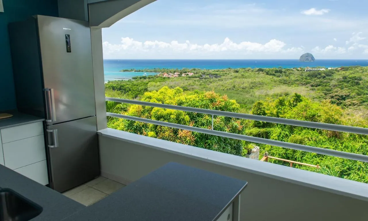 Kaz O'Rocher - Sea View Appartements Le Diamant 0*,  Martinik
