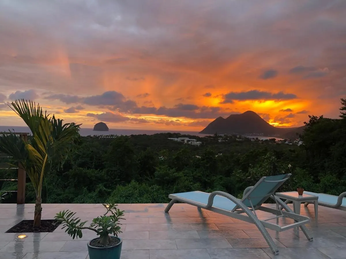 Kaz O'Rocher - Sea View Appartements Le Diamant 0*,  Martinica